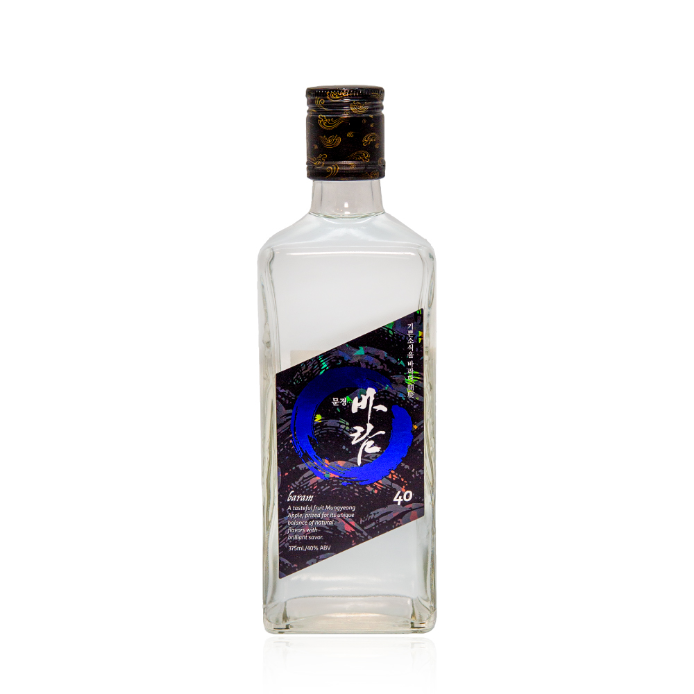 문경바람 백자 40도 375ml 사과증류주 - 상세 이미지 2