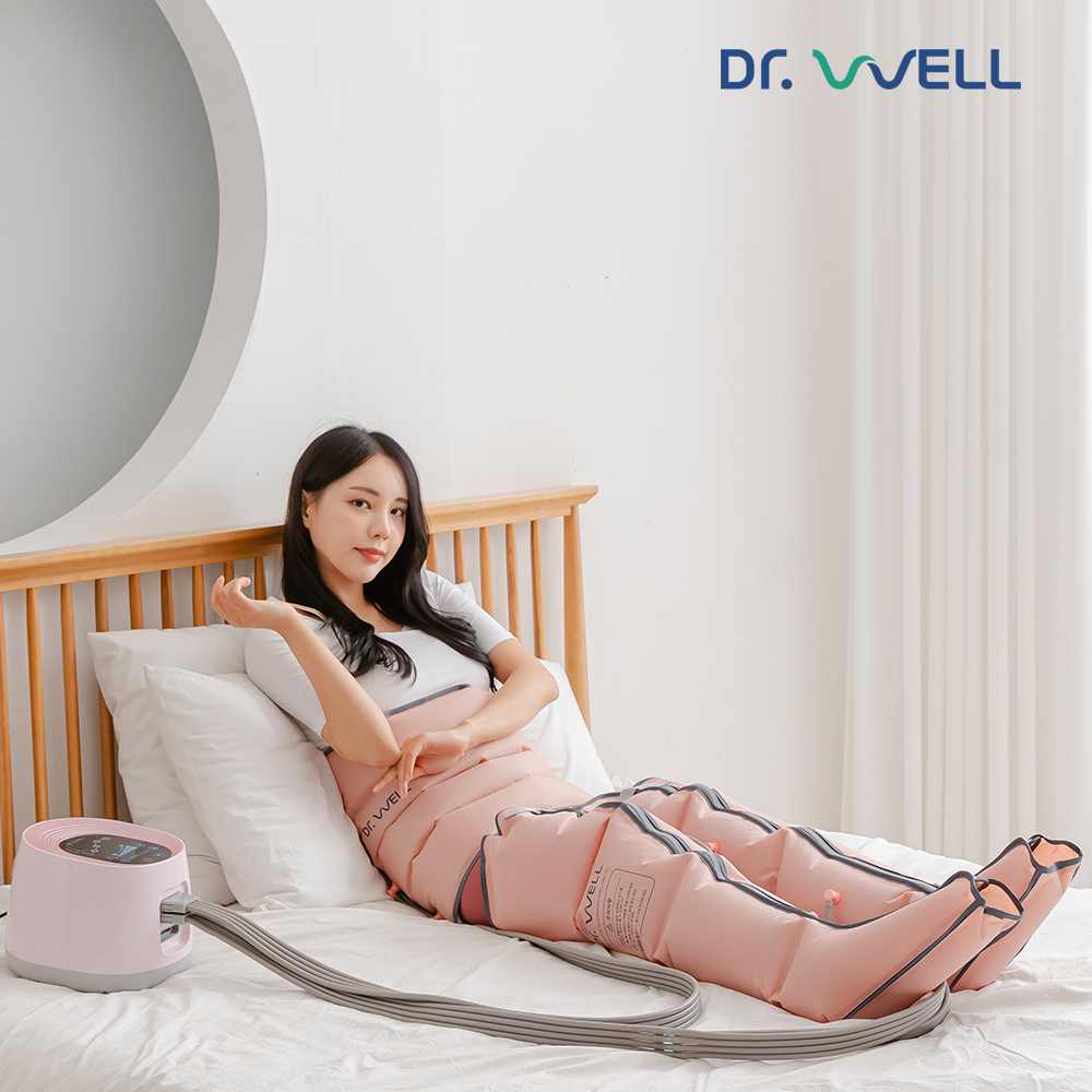 닥터웰 뉴에어라이너 4구 공기압 마사지기 허리 세트 DR-5800 (본체+다리+허리) - 상품 이미지