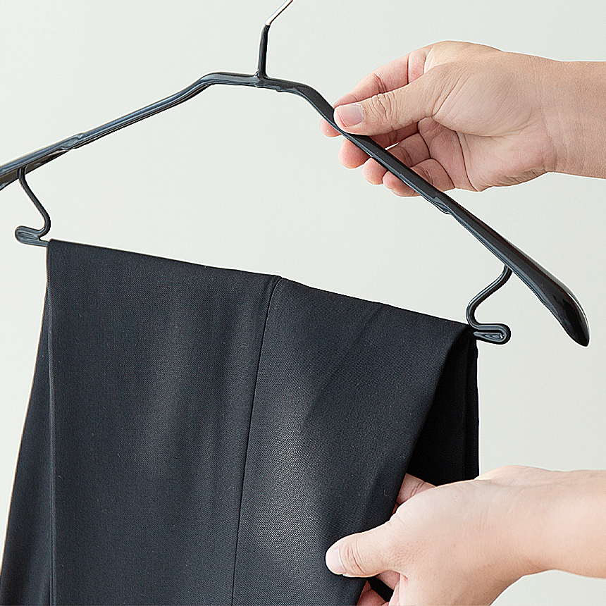 할메이드 어깨뿔방지 철제 두꺼운 코트 니트 논슬립 정장옷걸이 20P