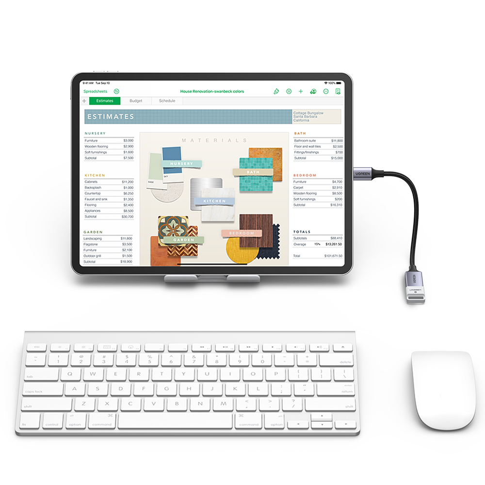 유그린 프리미엄 C타입 USB 3.0 OTG 젠더 케이블, US378 - 상세 이미지 5
