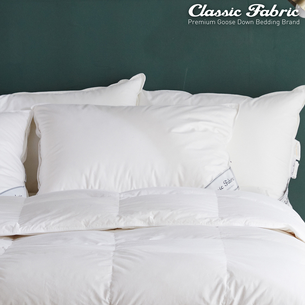 클래식패브릭 헝가리 호텔 구스베개 미디엄