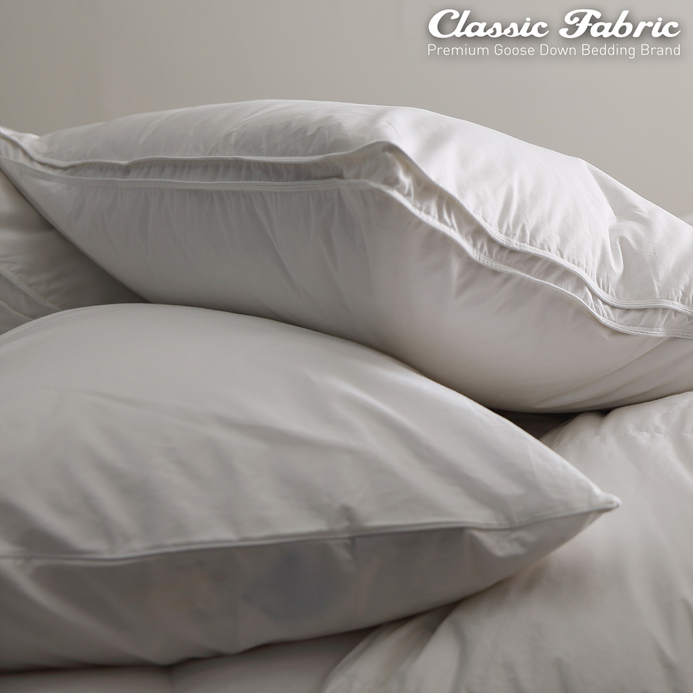 클래식패브릭 헝가리 호텔 구스베개 미디엄