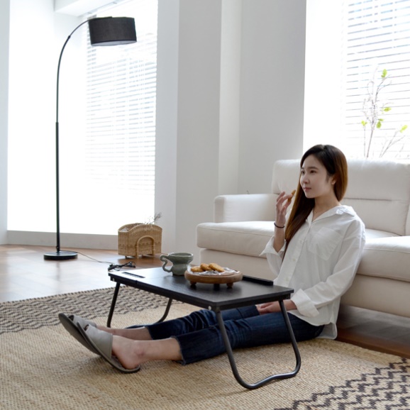 앉은 접이식 앉은뱅이 책상 컴퓨터 좌식 테이블 낮은책상 - 상세 이미지 4