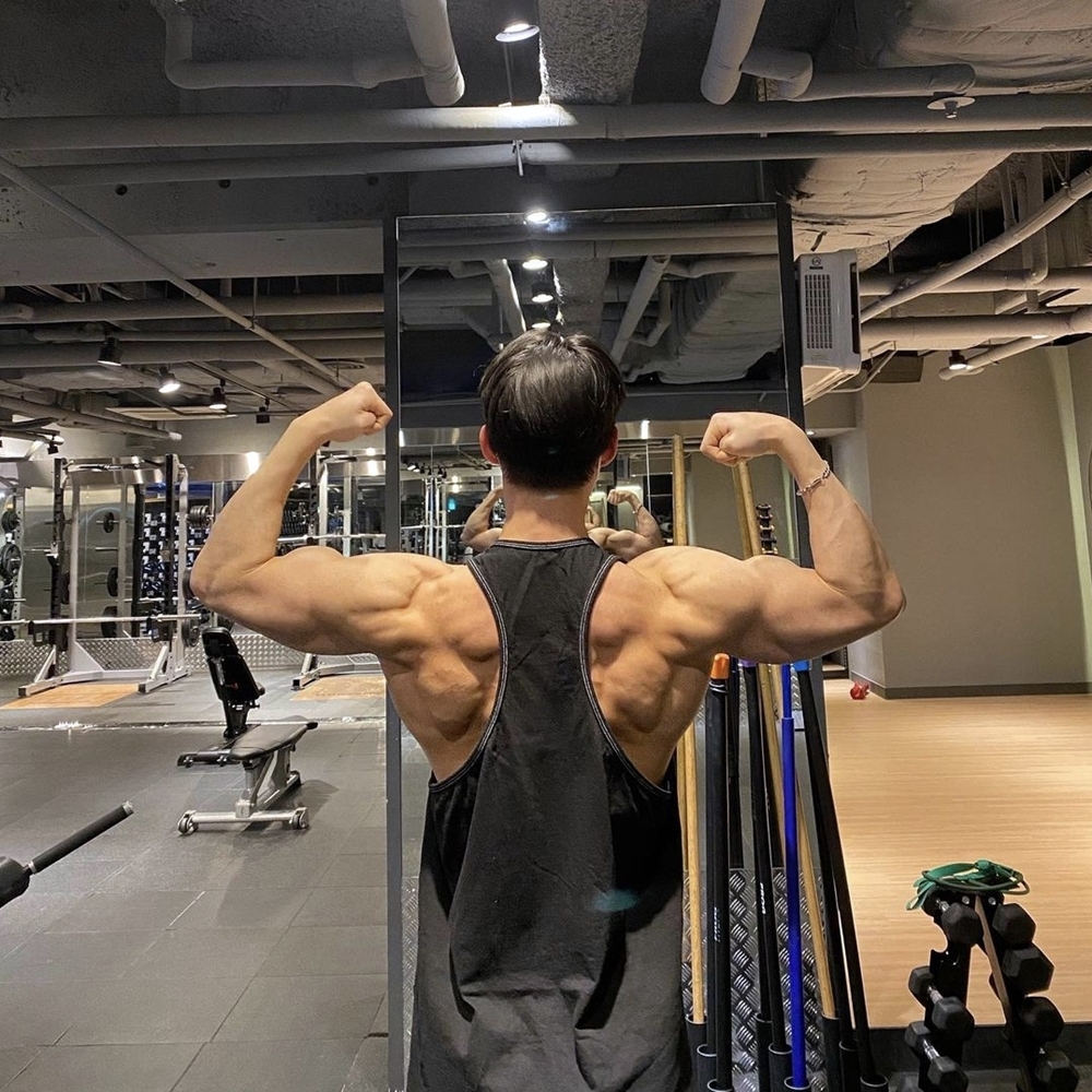 비스트모드 스몰로고 실배색 남자 헬스나시 짐웨어 032 BSMD