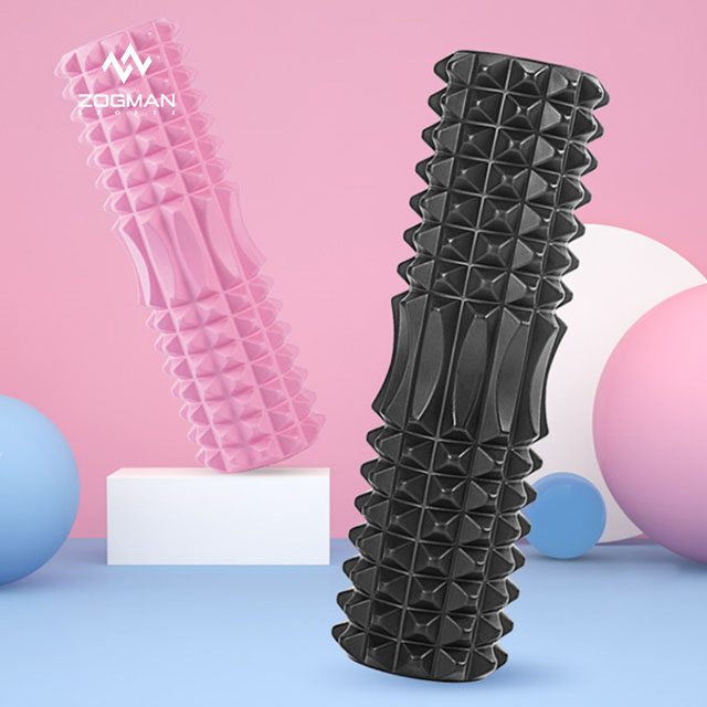 조그만 돌기 폼롤러 스트레칭 마사지 마사지롤러 필라테스 요가 종아리알 근육 제거 33cm - 메인 이미지