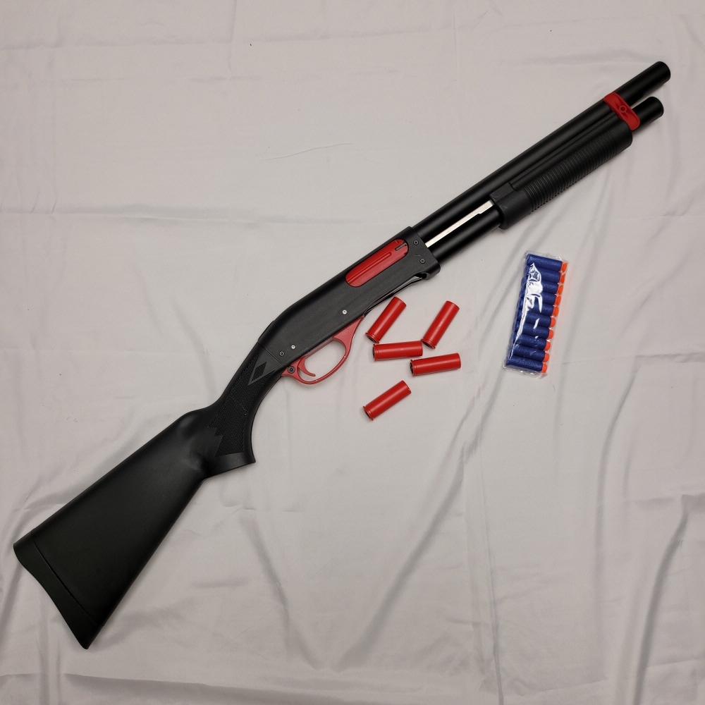 aka 알파킹 카피 YANHU m870 레밍턴 수정탄 너프건 탄피배출 샷건 산탄총 제품 이미지