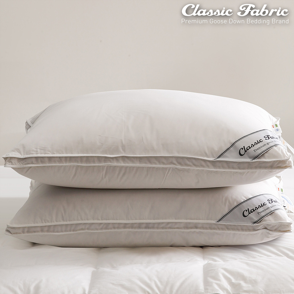 클래식패브릭 헝가리 호텔 구스베개 미디엄