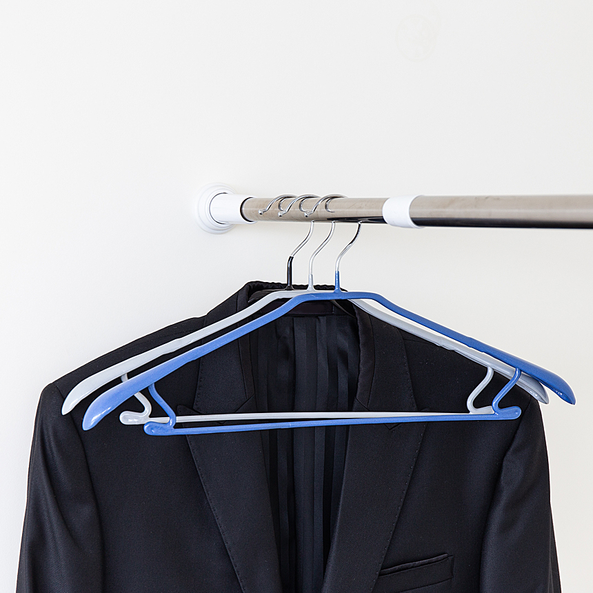 할메이드 어깨뿔방지 철제 두꺼운 코트 니트 논슬립 정장옷걸이 20P