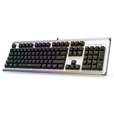 마이크로닉스 WARP WK-1 마닉축 RGB 게이밍 기계식 키보드 화이트 청축