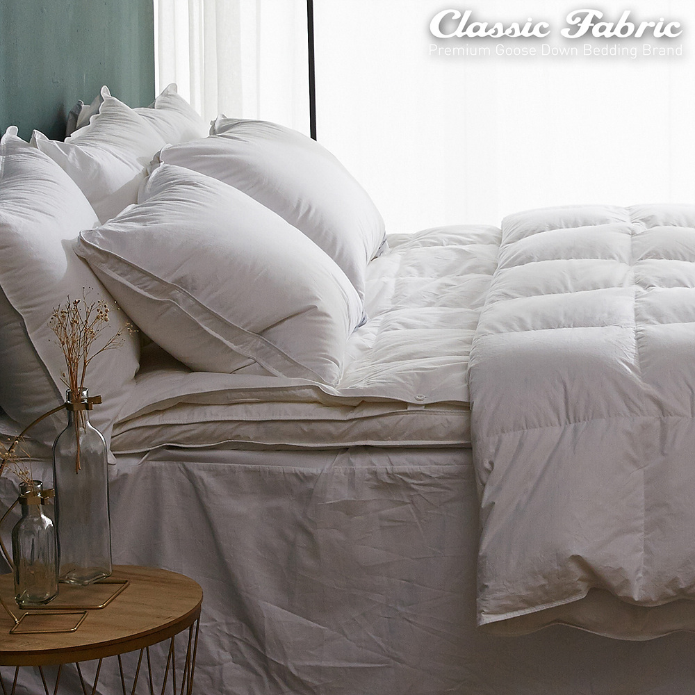 클래식패브릭 헝가리 호텔 구스베개 미디엄