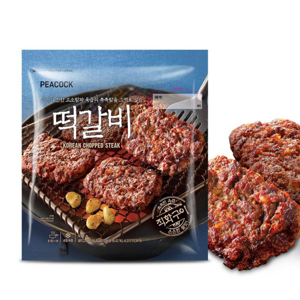 피코크 직화구이 떡갈비 450g 5팩