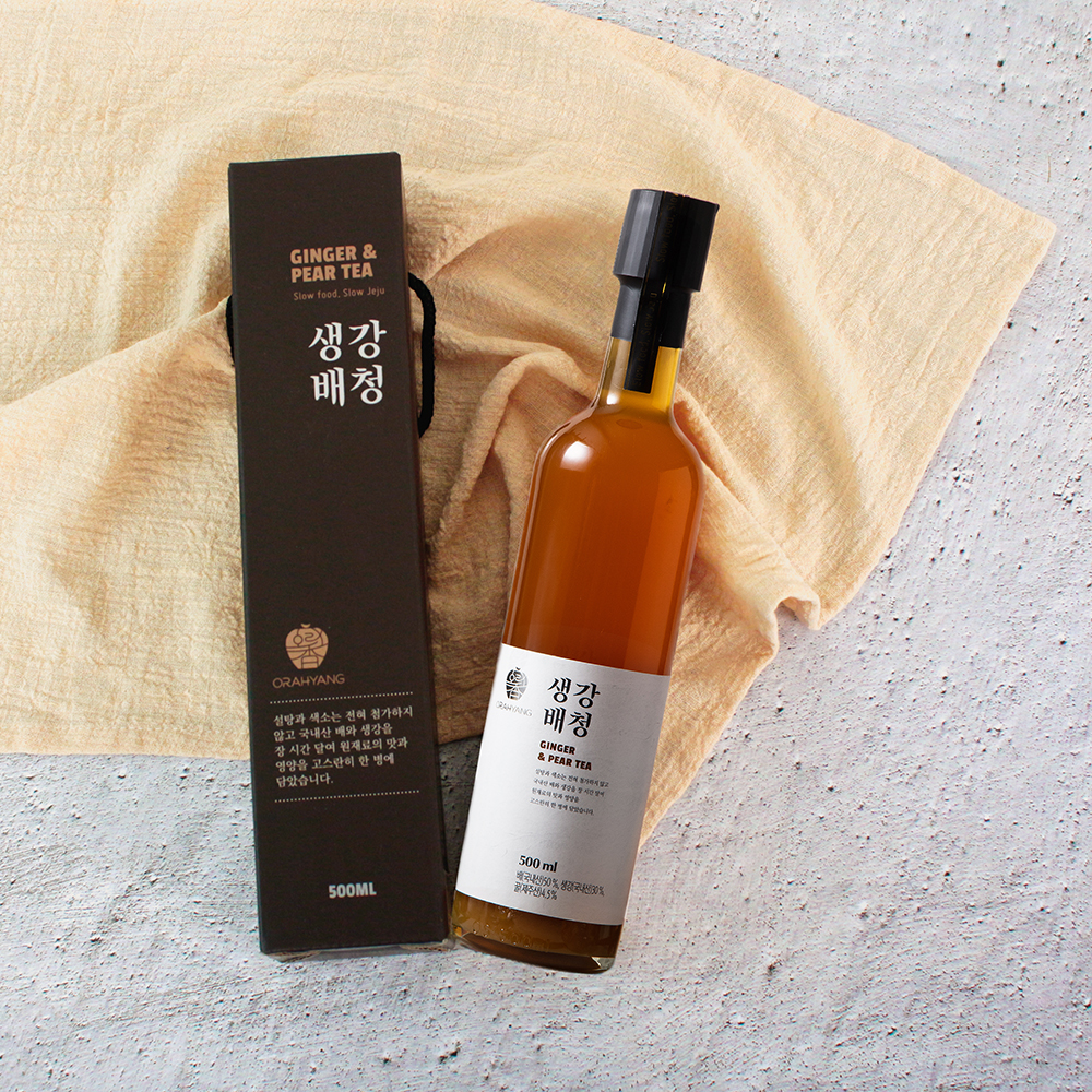 무설탕 제주벌꿀 수제청 생강 배청 500ml - 상세 이미지 3