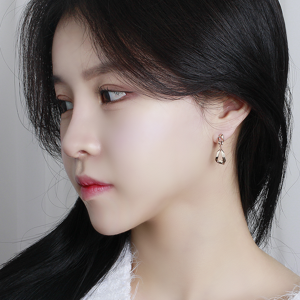 매듭 딸랑이 체인 꼬임 원터치 귀걸이 여자 생일 선물 친구 데일리 30대 14K 이미지 8