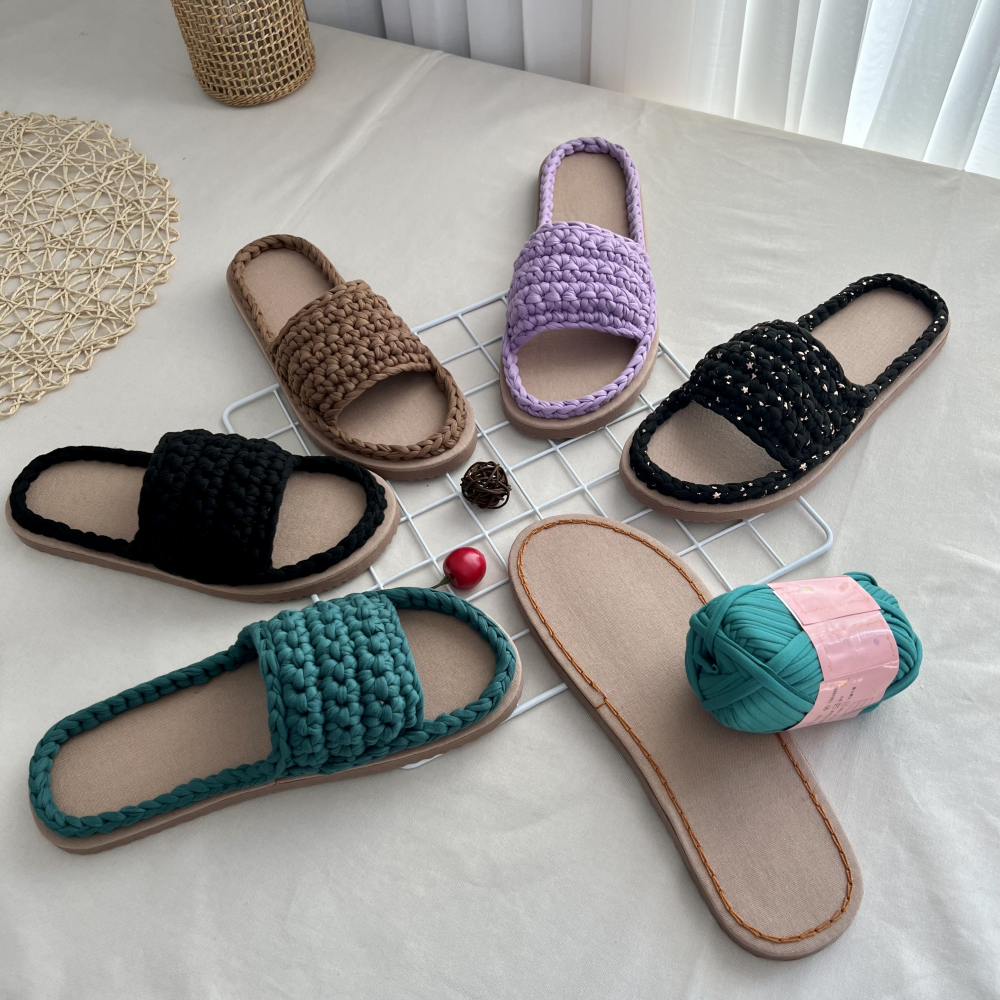도두리 DIY 손뜨개 코바늘 뜨개질 가방 만들기 키트 패키지 뜨기 실내화 - 상세 이미지 5