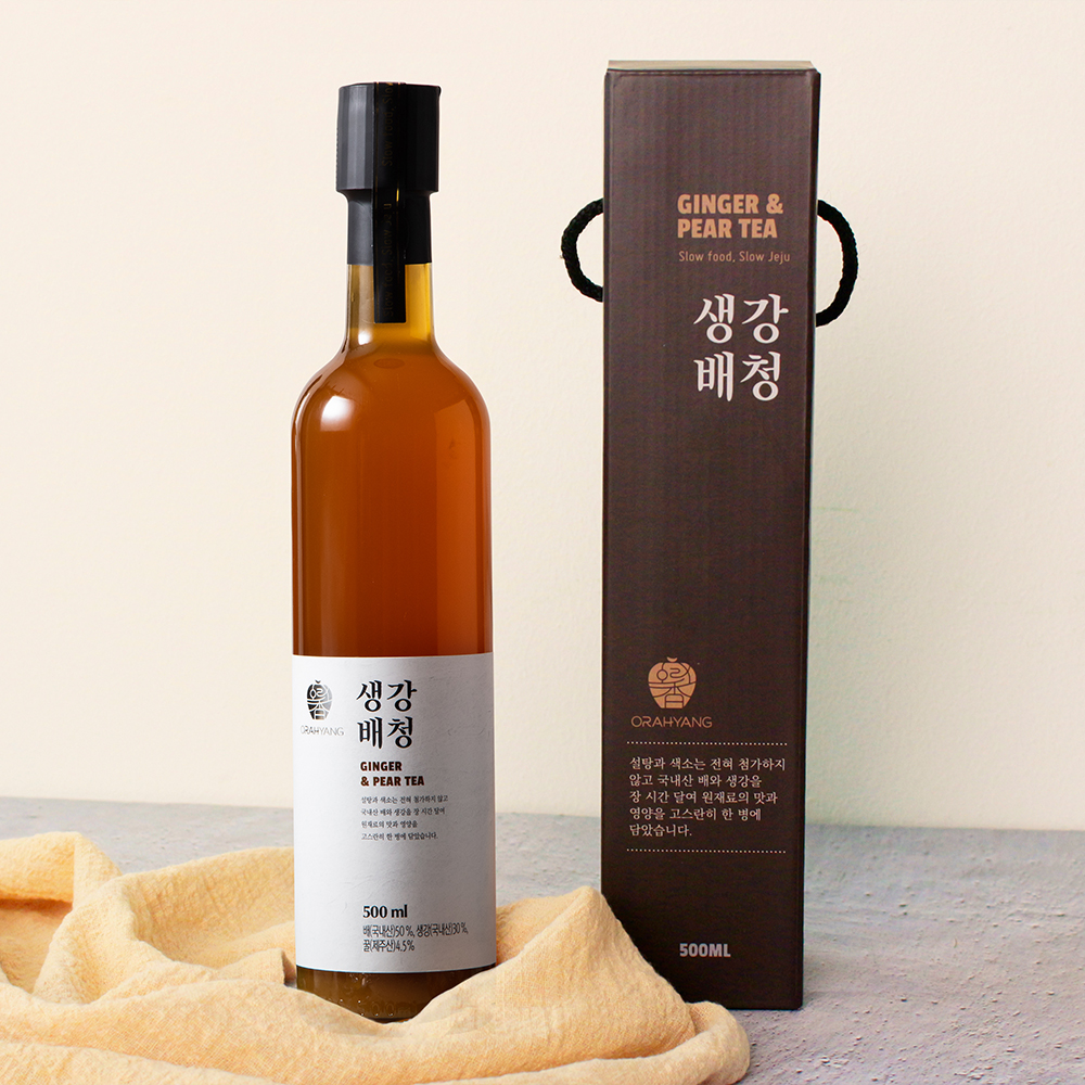 무설탕 제주벌꿀 수제청 생강 배청 500ml - 상세 이미지 2