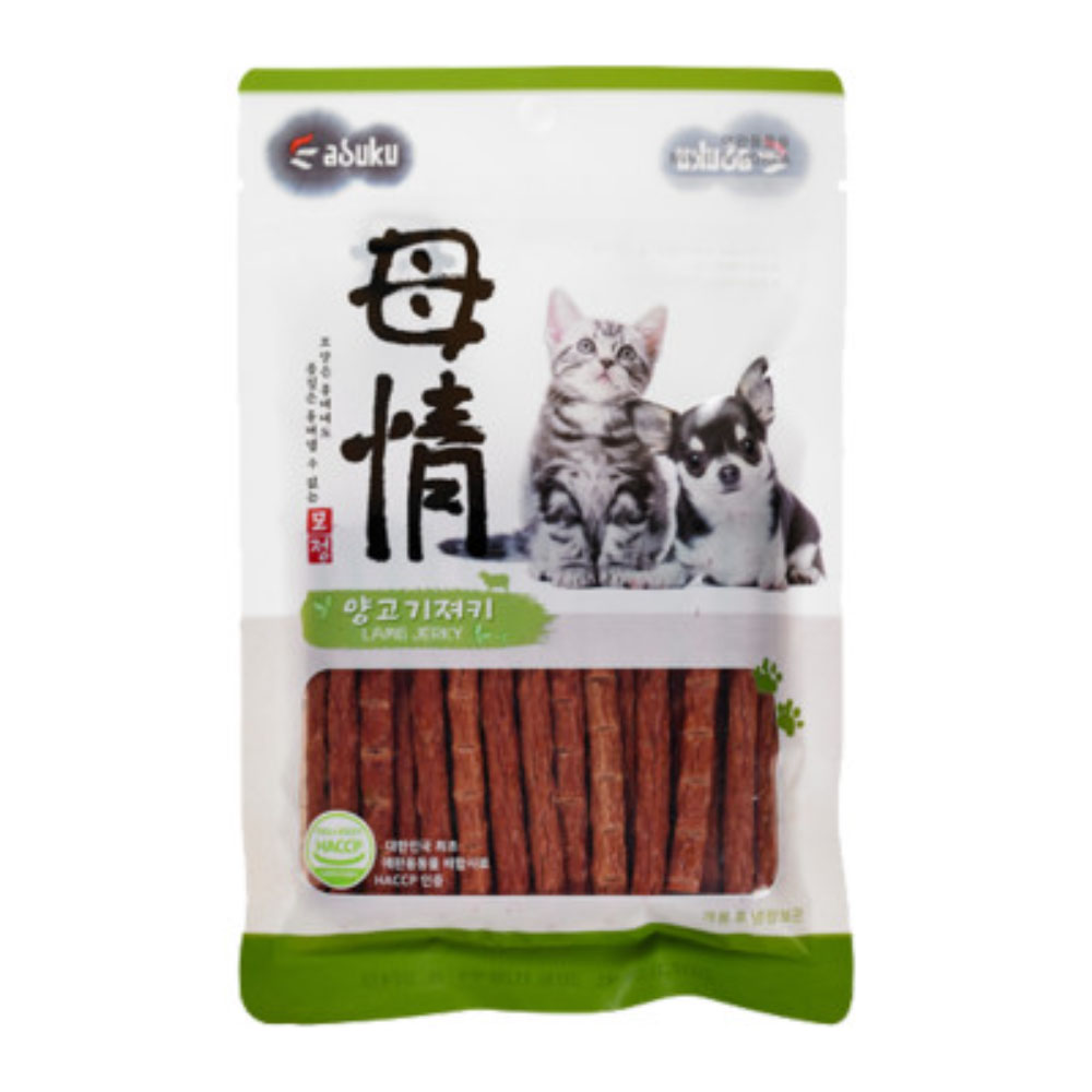 아스쿠 모정 강아지 고양이 져키 간식 양고기, 140g, 1개 - 상세 이미지 3