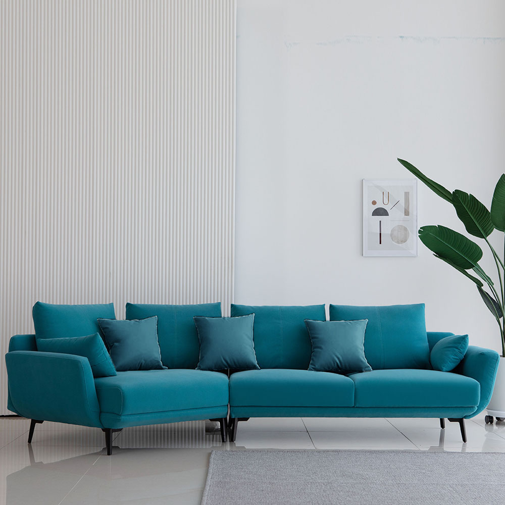 폴로까사 바흐젠 임팔라 반카우치형 팔걸이형 4인용 소파