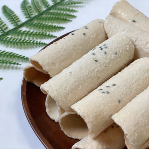 센베이 센베 부채 전병 옛날과자 전통 생과자 밀 파래 삼베 셈베 맛있게 먹은 솔직 후기 - 상품 이미지 4