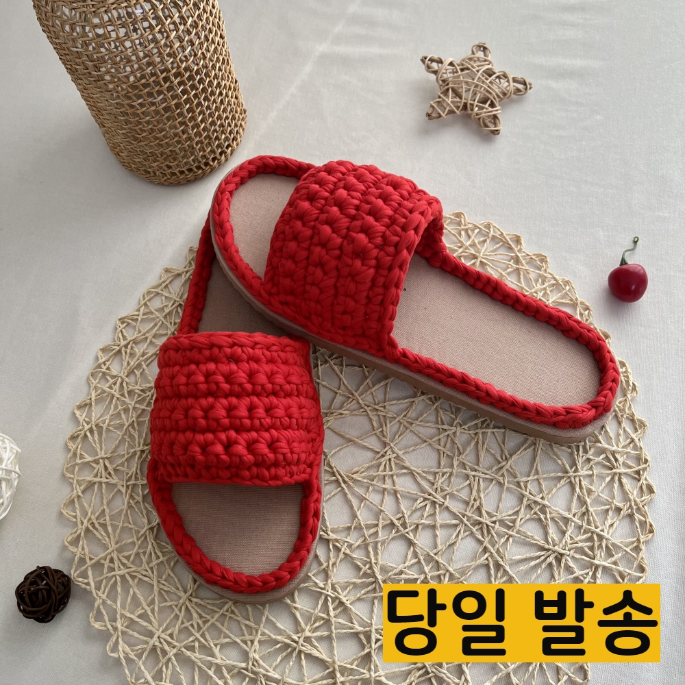 도두리 DIY 손뜨개 코바늘 뜨개질 가방 만들기 키트 패키지 뜨기 실내화 - 상세 이미지 3