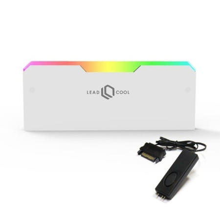 LEADCOOL RH-1 EVO ARGB 메모리 방열판 화이트 (1PACK/Controller)
