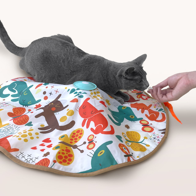 리스펫 고양이 장난감 움직이는 자동 멀티 꼬리잡기