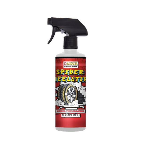 카믹스 스파이더 휠&타이어 클리너 타이어 세정 갈변제거 500ml, 1개