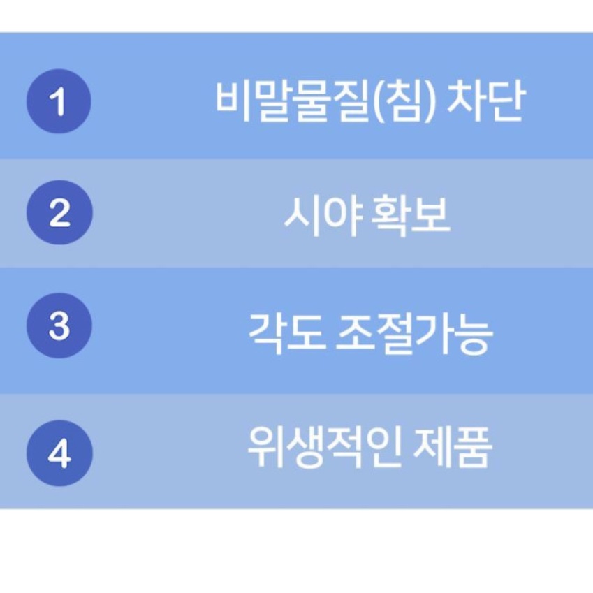 업소용 마스크 위생용 주방용 주방 위생 마스크 투명 요리 마스크 - 상세 이미지 3