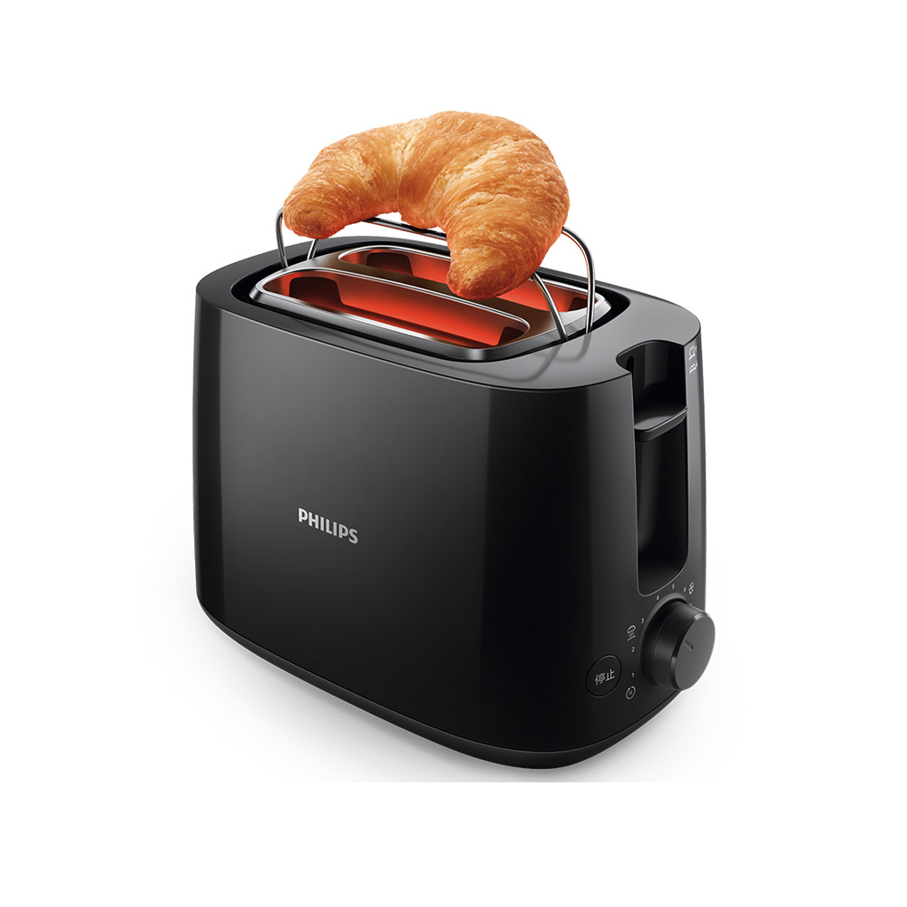 필립스 데일리 컬렉션  토스터기 블랙 HD2582/90