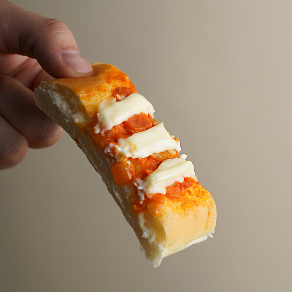 군포포유마켓,코리아식품 부드러운 맛있는 생마늘 갈릭소스 핫갈릭빵 100g