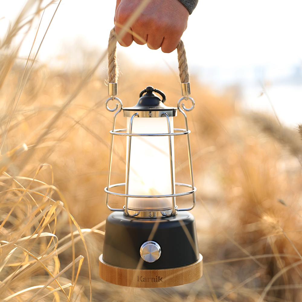 카르닉 캠핑랜턴 로프랜턴 LED 조명 전등 호롱불 배터리포함