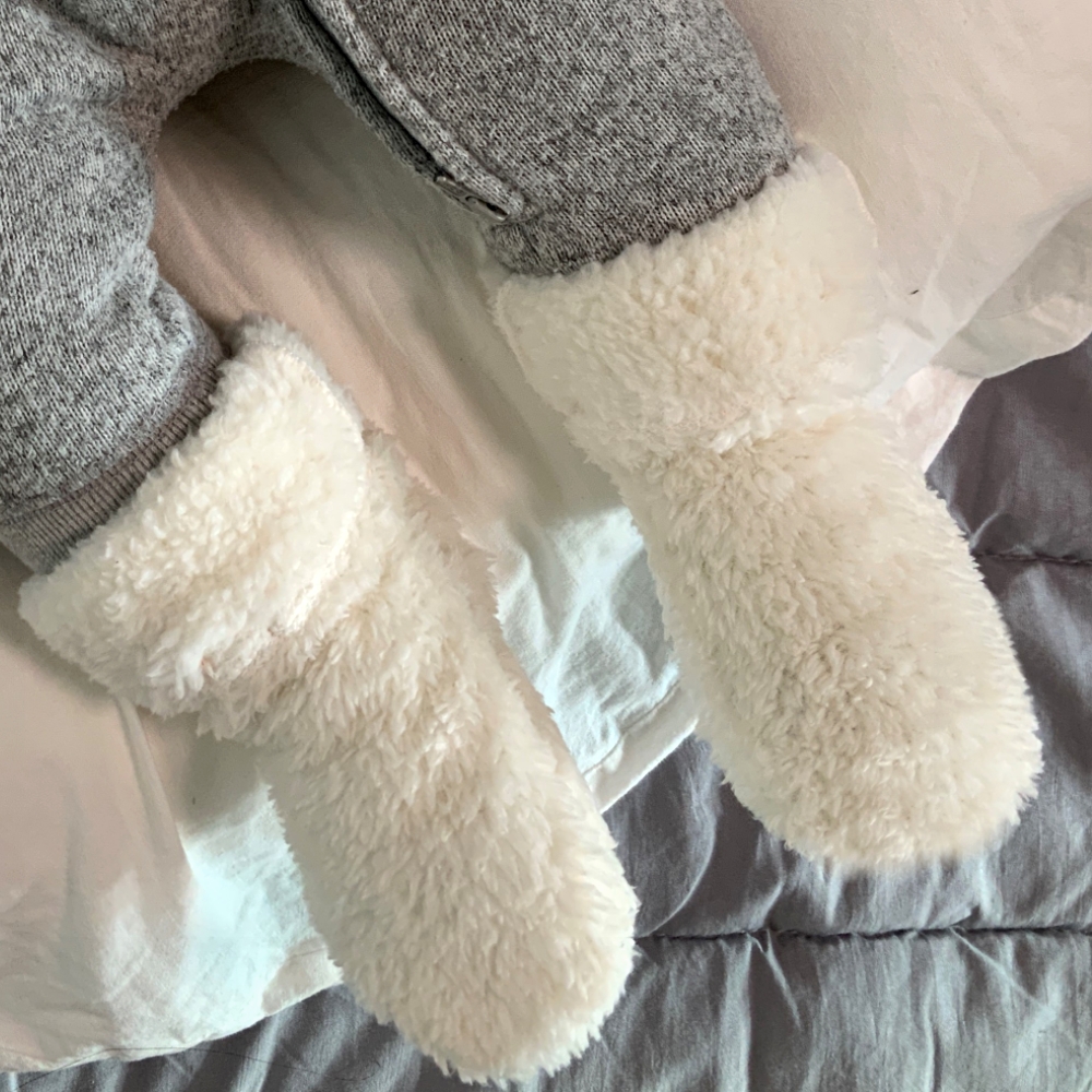 아기 풋워머 양말 유아 신생아 겨울 수면 발토시 발워머