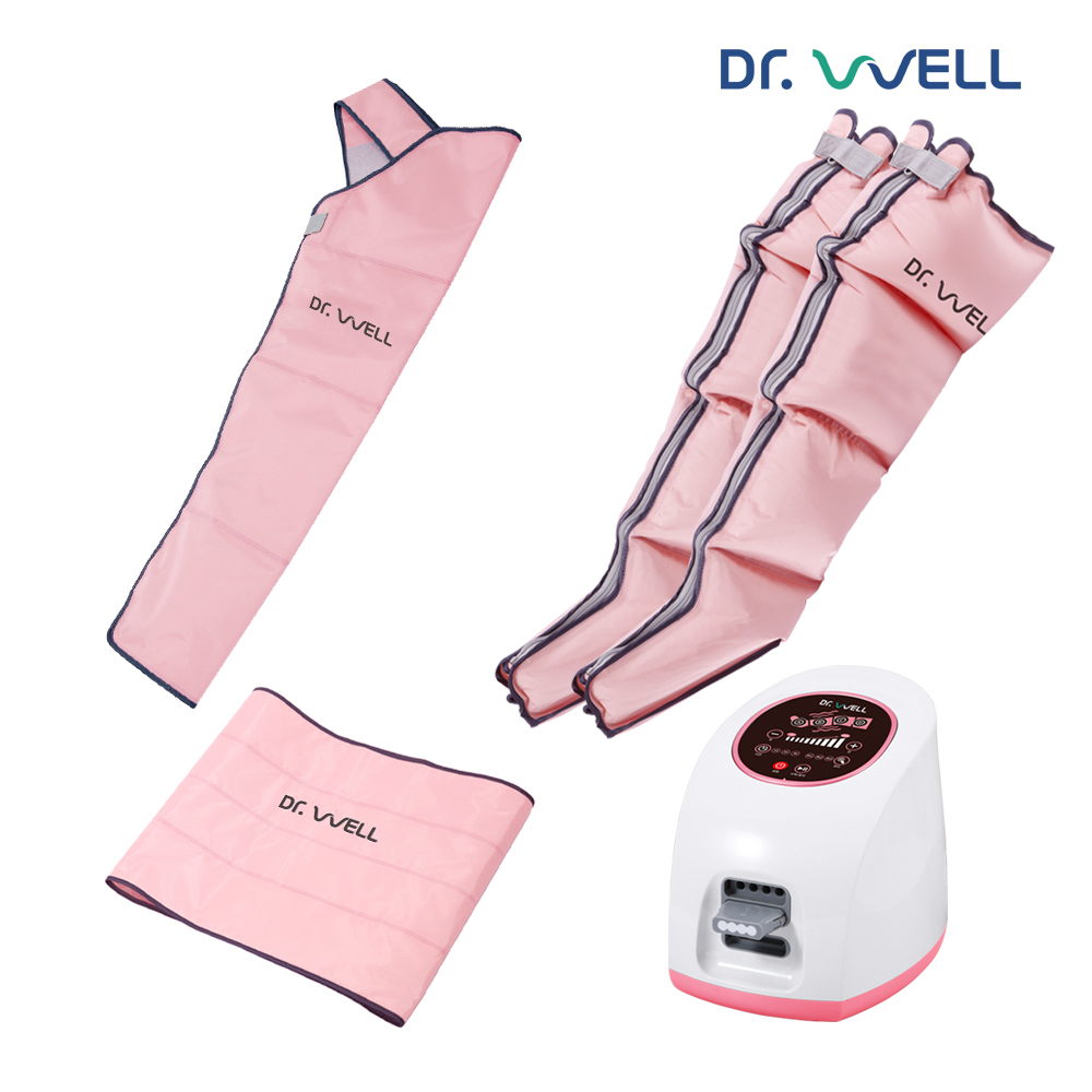 닥터웰 에어라이너 4구 공기압 마사지 풀 세트 HDW-5000 (본체+다리+팔+허리) - 상품 이미지