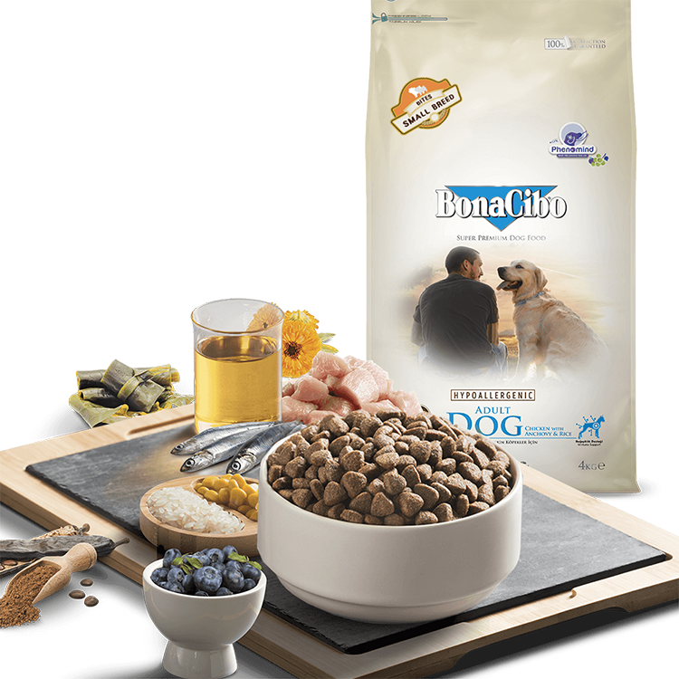 보나시보 어덜트 강아지사료 스몰바이트 치킨엔초비, 4kg, 1개 이미지 3
