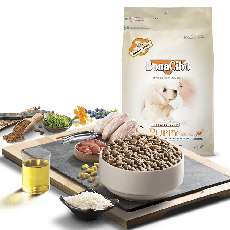 스몰바이트 보나시보 퍼피 치킨 엔초비 & 라이스 1.2kg 강아지사료 - 상세 이미지 3
