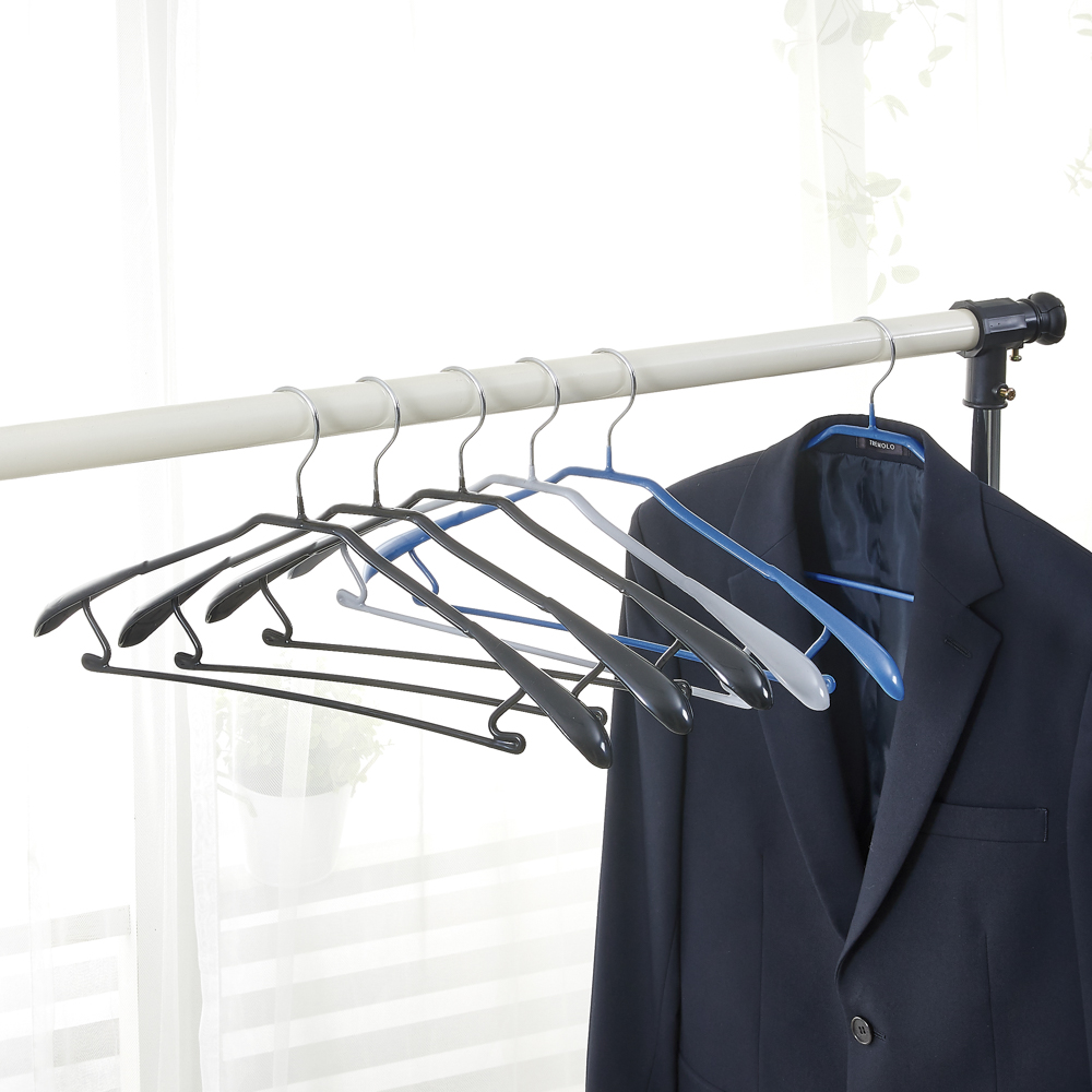 할메이드 어깨뿔방지 철제 두꺼운 코트 니트 논슬립 정장옷걸이 1P