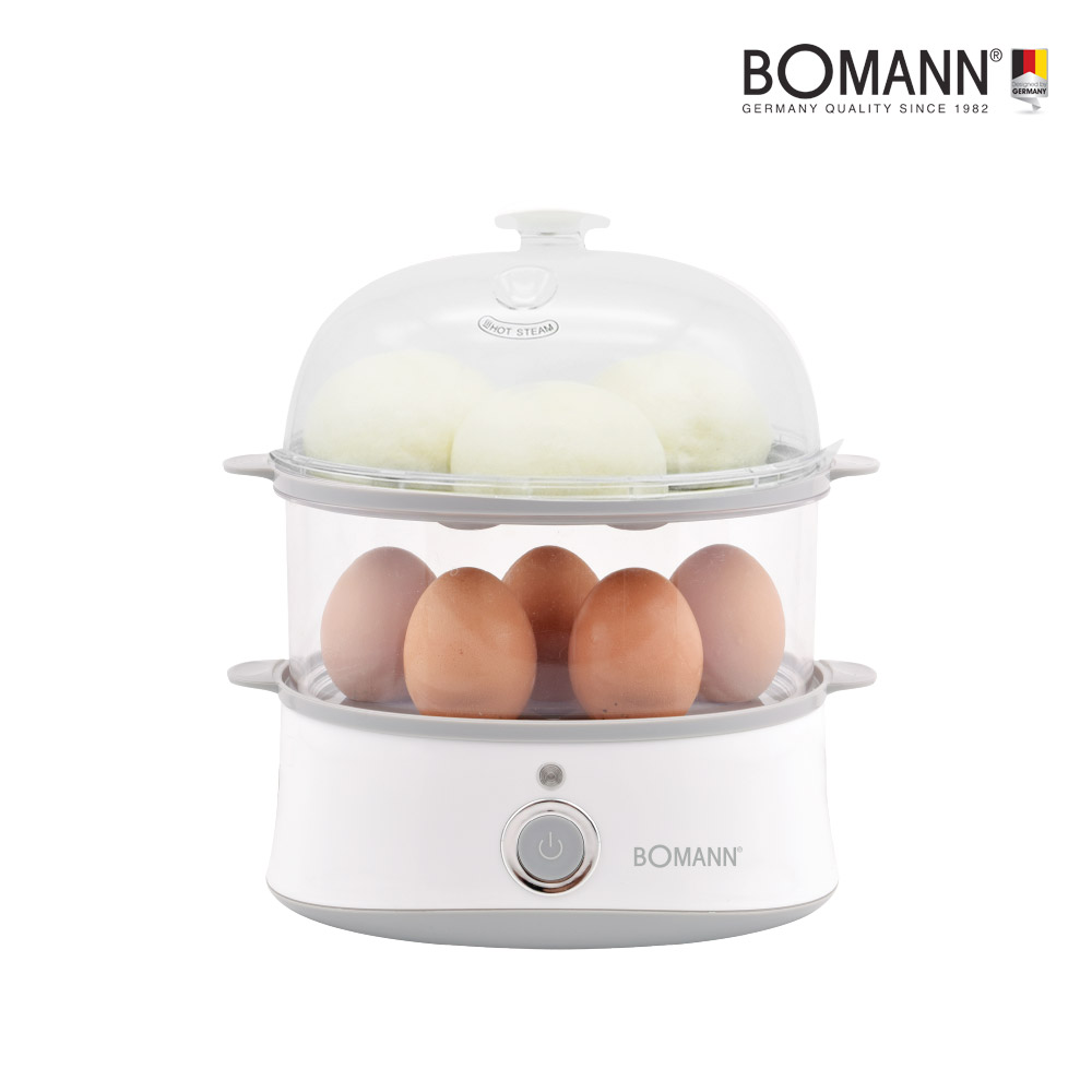 보만 2단트레이 과열방지 계란찜기 계란삶기 찜기EB7210WG