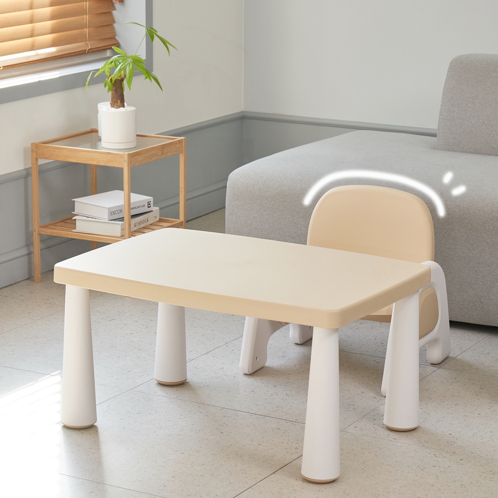 유아 아기 책상 의자 세트 테이블 높이조절 미술 놀이