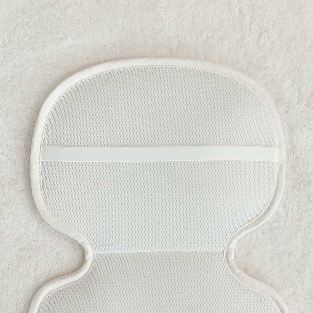 극세사 체어라이너 소프트 아기 부스터 의자 시트 아기소파 휴대용 달콤튤립 아이보리