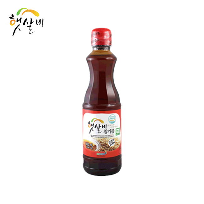 금호식품 햇살비 국내산 참기름 500g : 바른길푸드