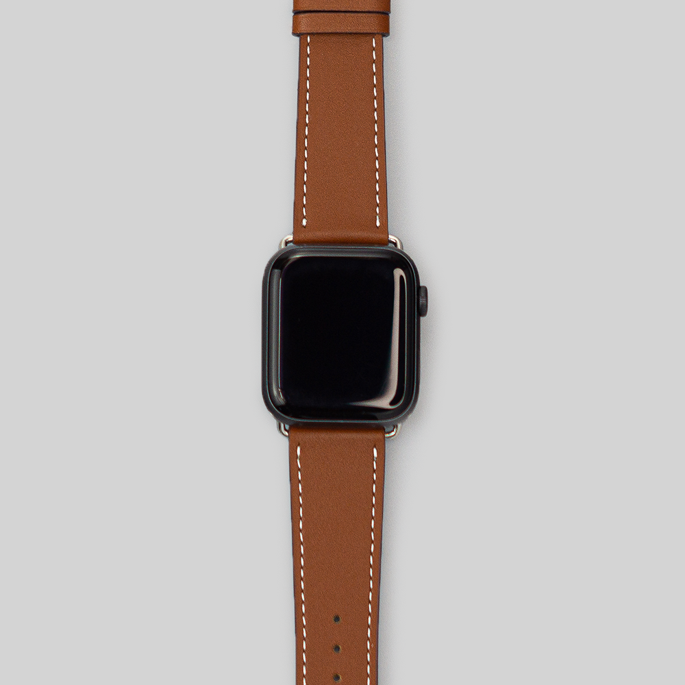애플워치 천연 가죽 레더 나파 싱글 투어 밴드 스트랩 시계 줄 10 울트라 호환 - 상품 이미지