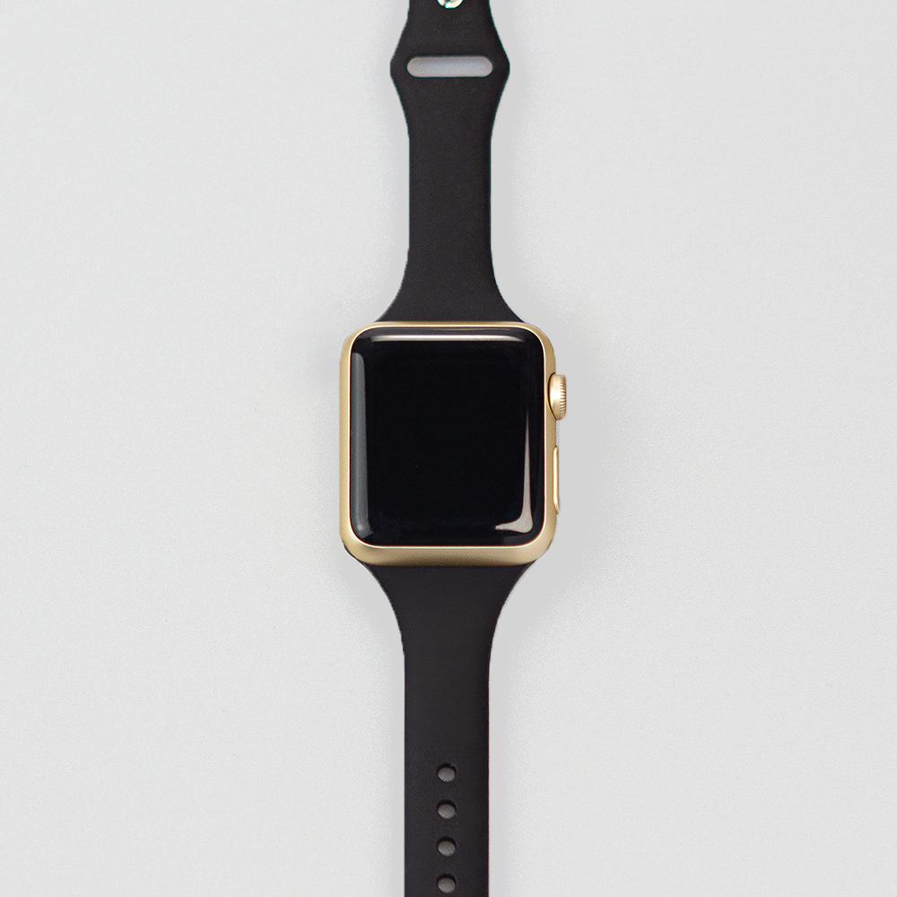 웨어플래닛 애플워치 슬림 라인 실리콘 밴드 스트랩 시계 줄 10 울트라 호환 - 상품 이미지