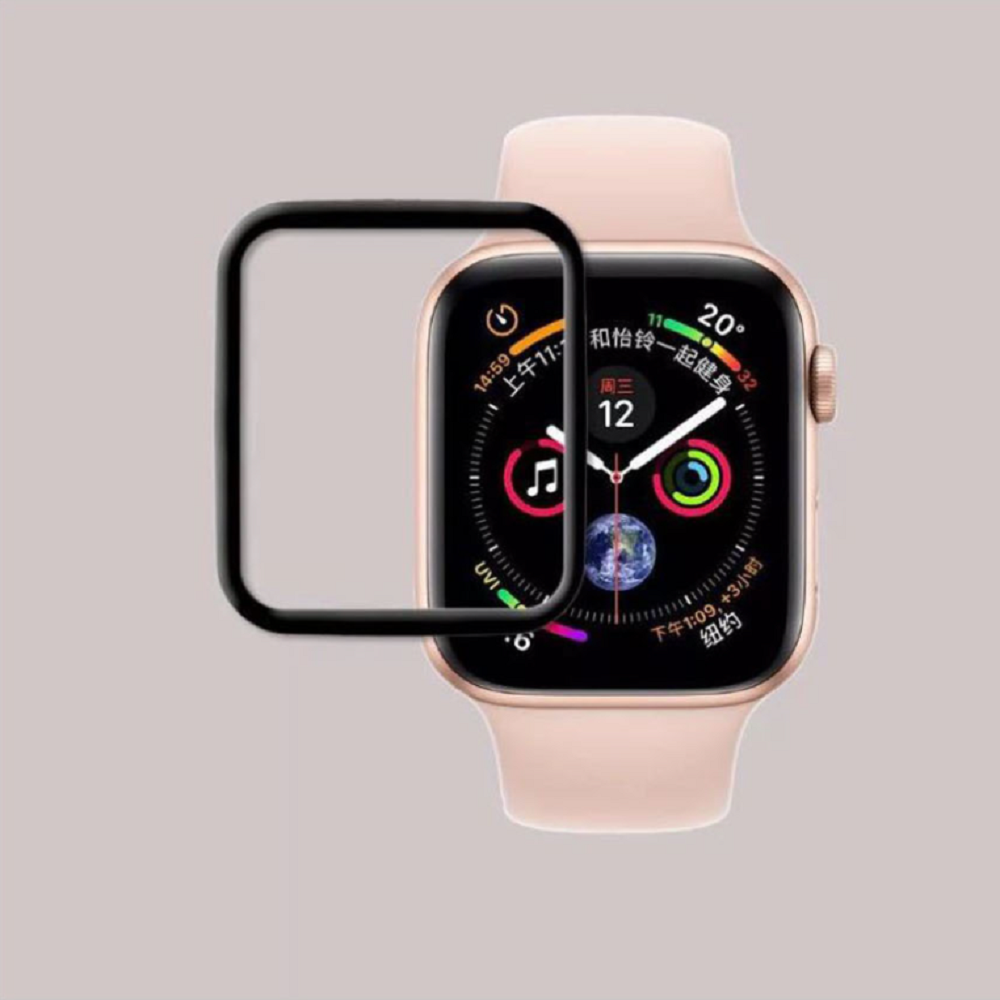 애플워치 7 6 5 se 액정 강화유리 풀커버 보호 필름 케이스 - 상품 이미지