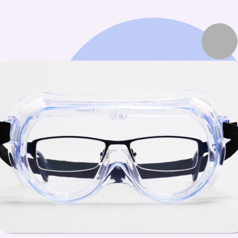 코로나 안경 방풍 용접 용 보안경 도수 방역 고글 형 방진 미세먼지 투명 김서림 방지 - 상세 이미지 3