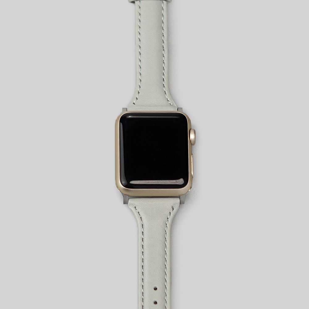 웨어플래닛 애플워치 슬림 라인 가죽 패디 레더 세퍼레이트피스 밴드 스트랩 시계 줄 10 울트라 호환 - 상품 이미지