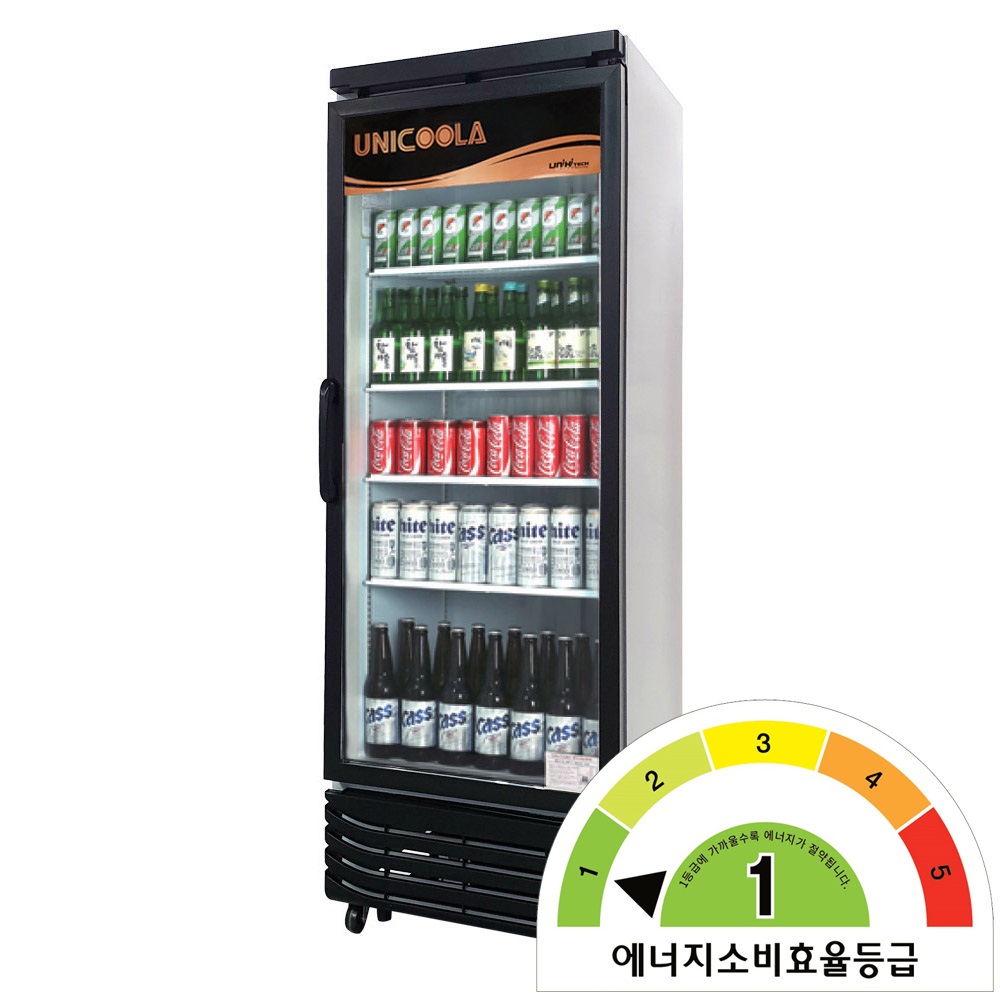 국내산 1등급 음료수냉장고 업소용 UNI-D465RF-블랙 음료 쇼케이스 - 상세 이미지 2