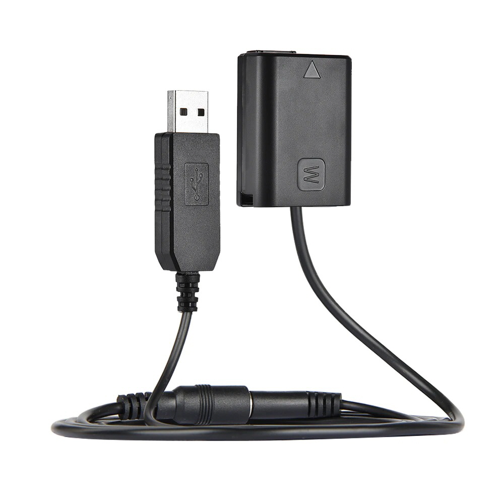 소니 미러리스 카메라 호환 무한 전원공급 NP-FW50 더미 배터리 USB 전원 - 상세 이미지 3
