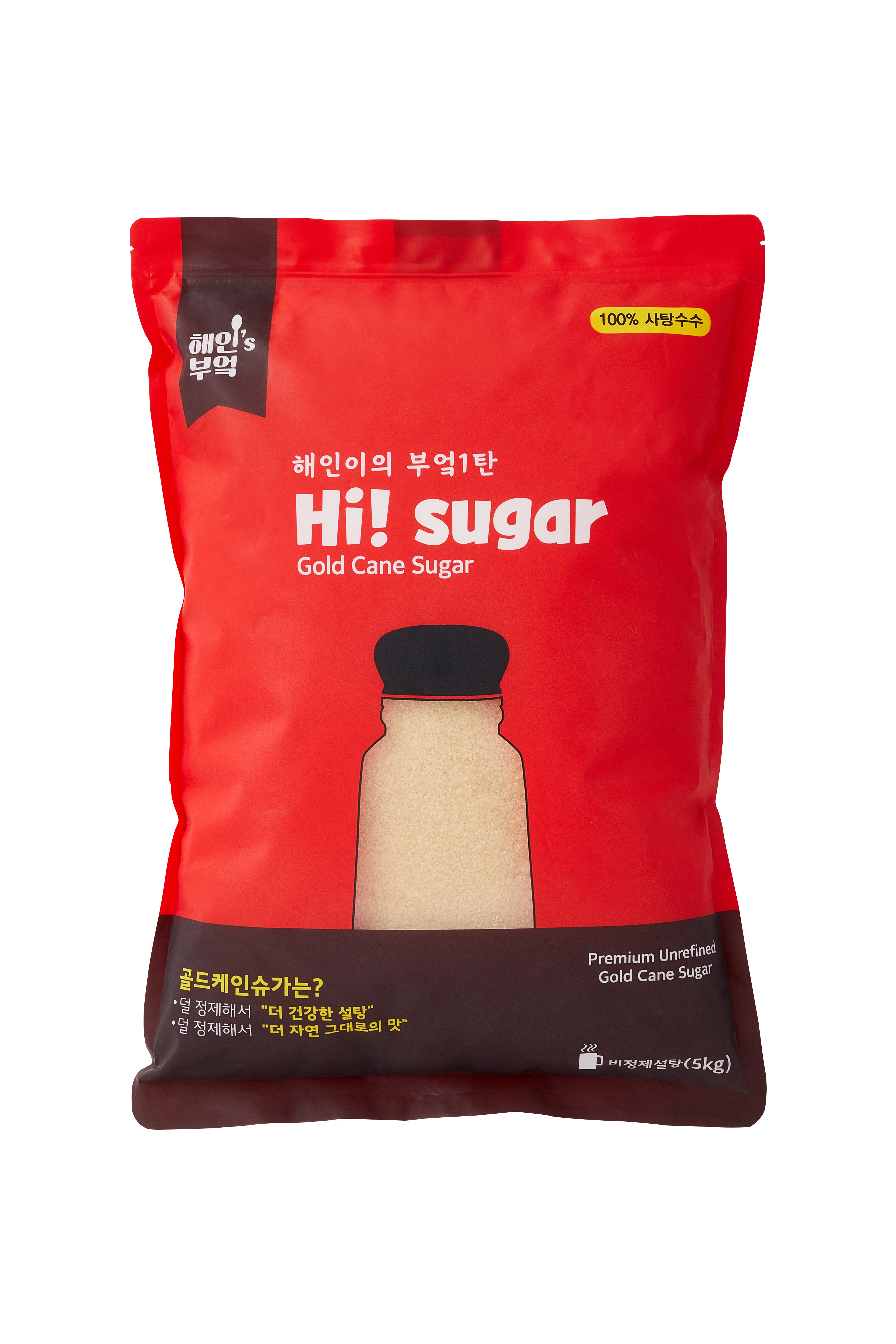 과일청 비정제설탕 사탕수수 원당 10kg(5kg단위 지퍼백 포장)