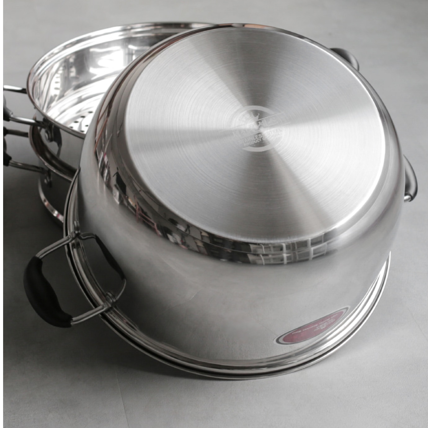 업소용만두찜기 킹크랩 대게찜기 대형 대용량 찜기 32cm - 상세 이미지 5