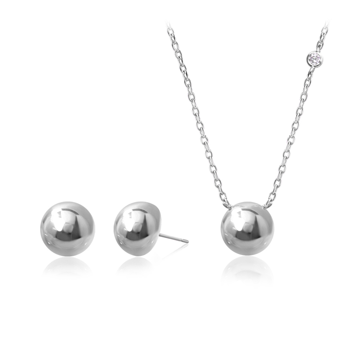 14K G.F 알렌 귀걸이+목걸이 SET0123 - 상세 이미지 5