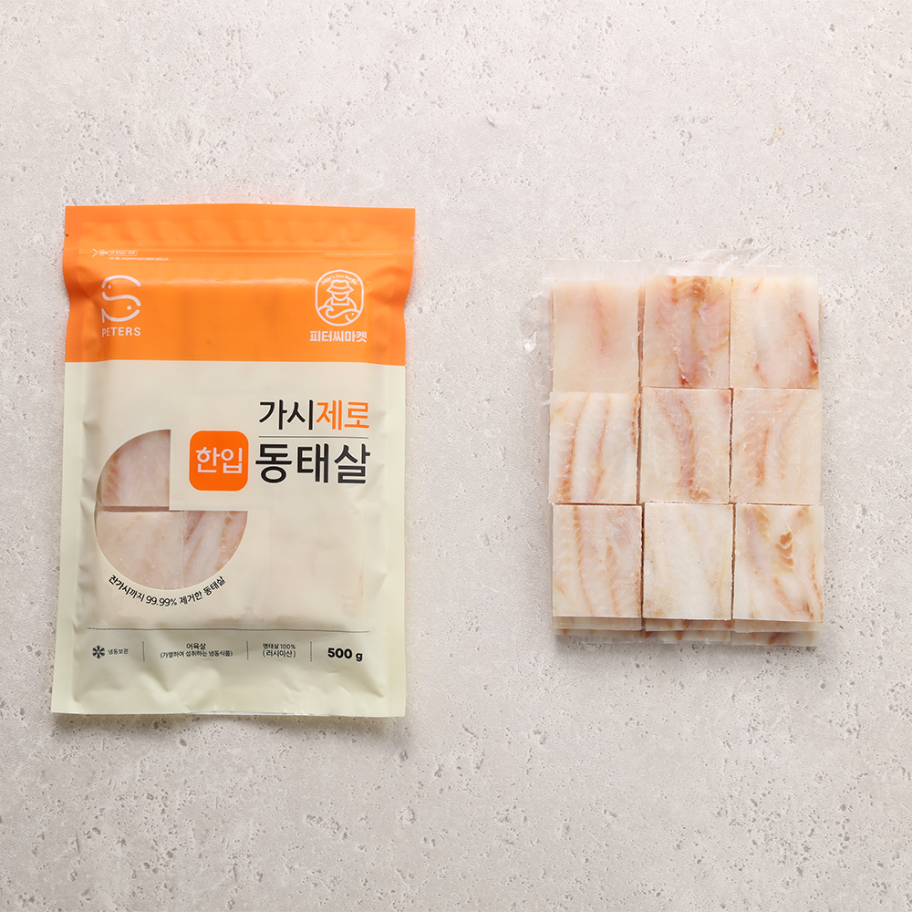 피터씨마켓 가시제로 순살 한입 동태살 500g, 3개 - 상세 이미지 5